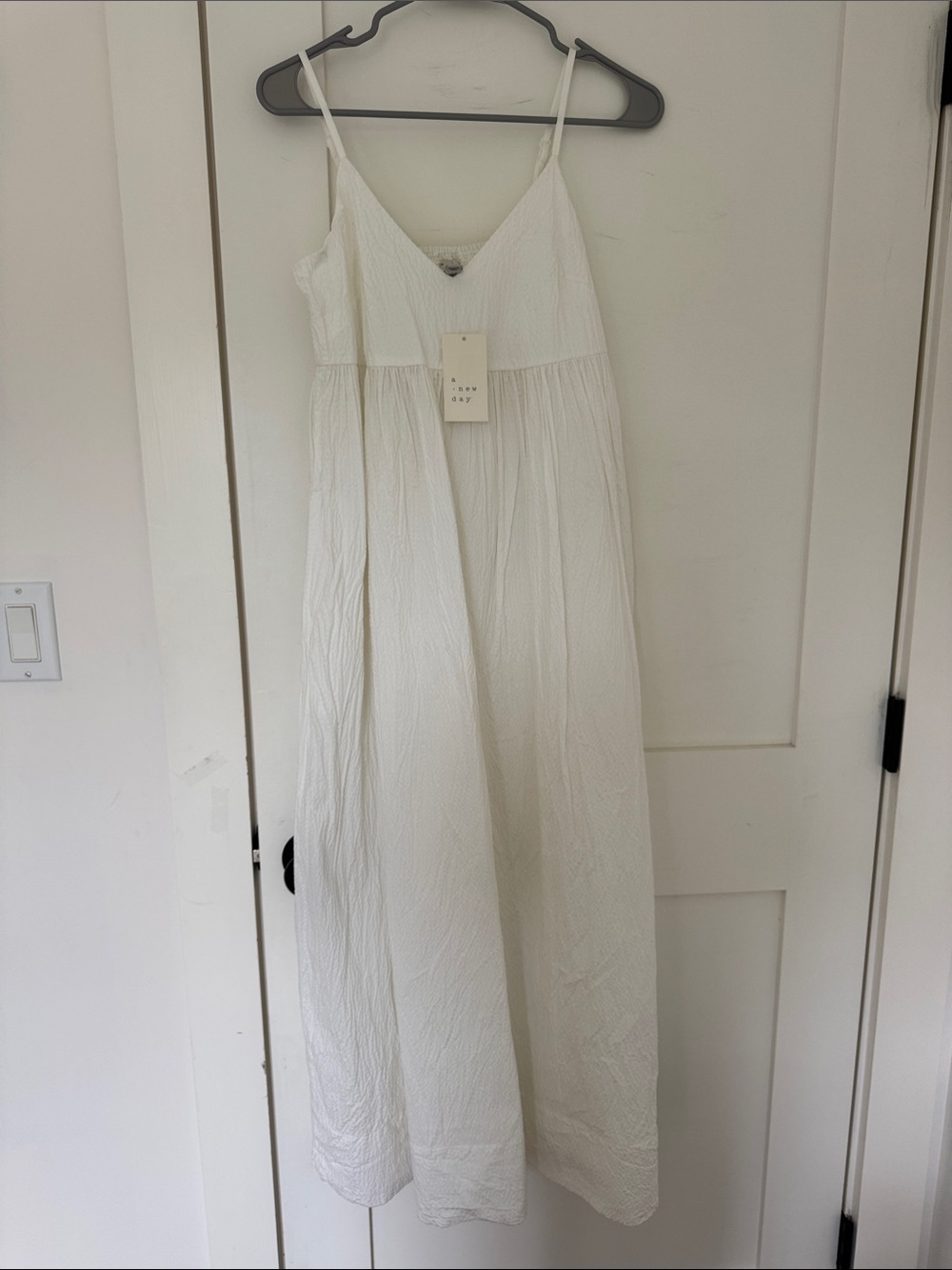 a new day White Spaghetti-Strap Maxi Dress